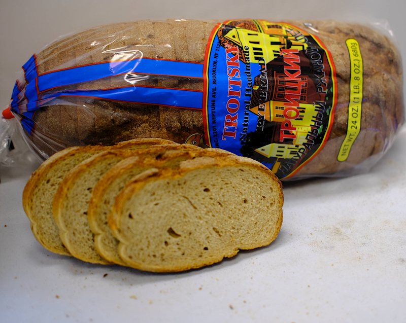 NY BREAD Troitskiy Rye Bread, W/Caraway Seeds 1.6lbs/20pack - MIX&MATCH