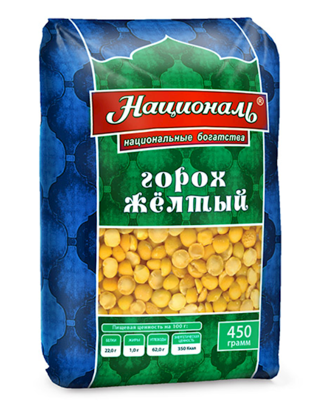 Natsional Angstrem Peas (Goroh) Split Yellow 450g/6pack