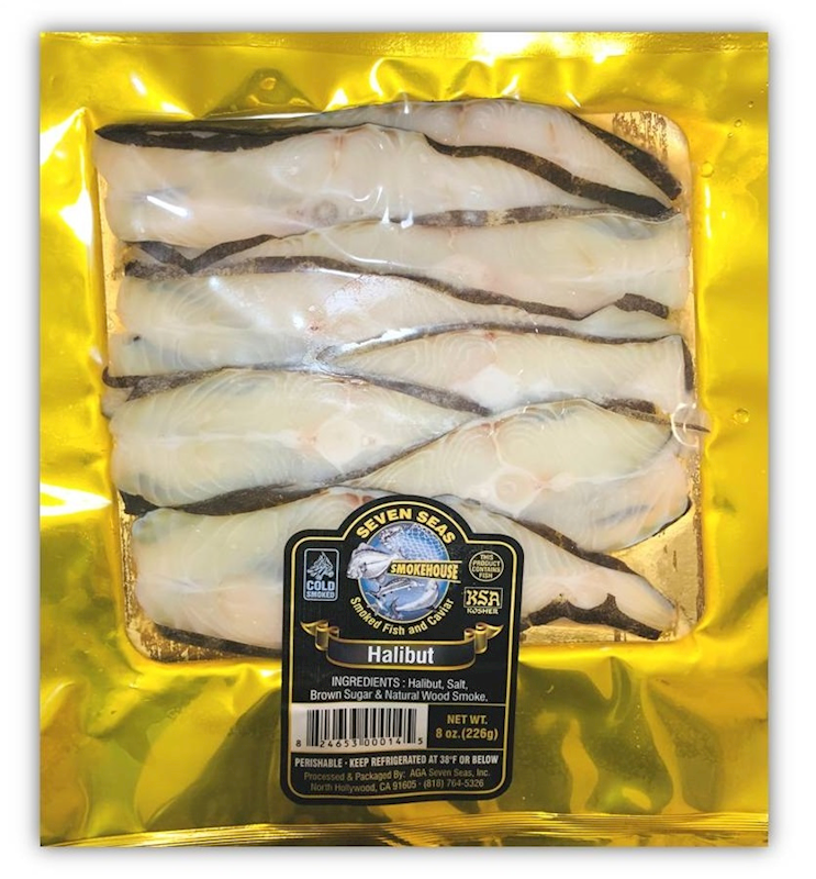 Seven Seas Smokehouse Halibut, Cold Smoked 8oz/2pack