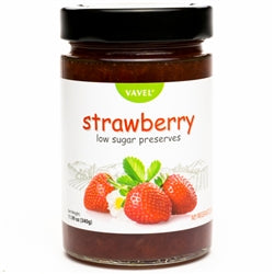 VAVEL Strawberry Low Sugar Preserves 290g/8pack