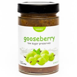 VAVEL Gooseberry Low Sugar Preserves 290g/8pack