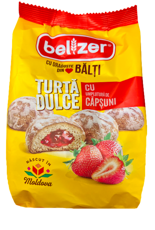 Belzer Gingerbread W/Strawberry Flavor 360g/16pack