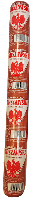 Gold Star Deli Salami, Warzawska ~2.4lbs