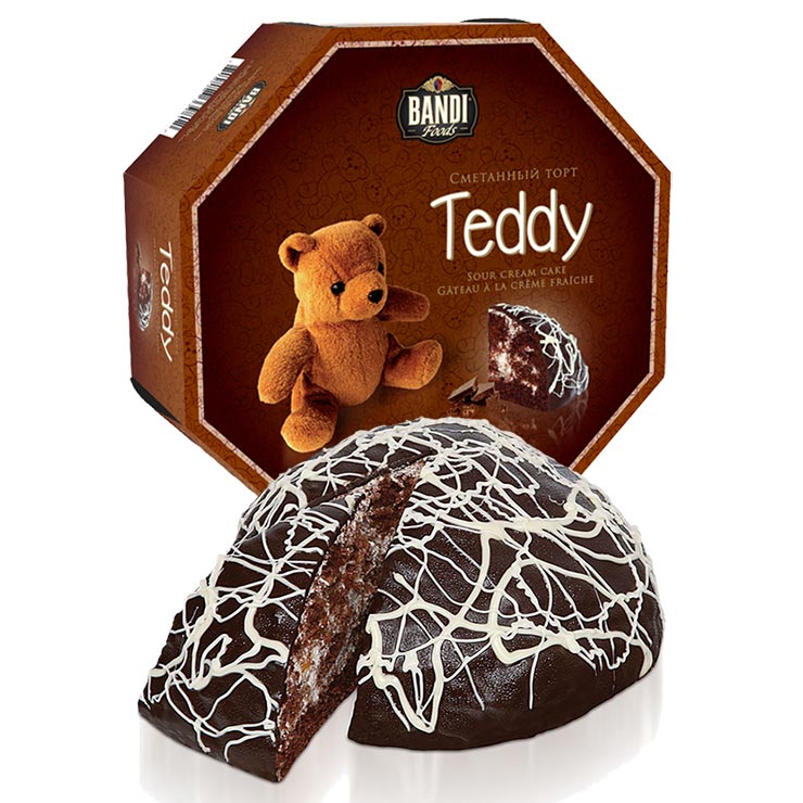 BANDI Teddy Cacao Sour Cream Cake 1000g