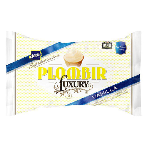 DADU Luxury Plombir Ice Cream in Wafer Cup 200ml/24pack