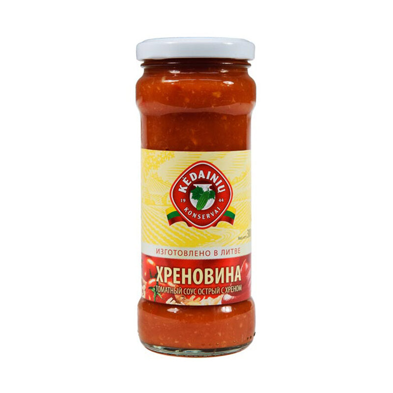 KEDAINIU Hrenovina Hot Tomato Horseradish Sauce 300g/10pack