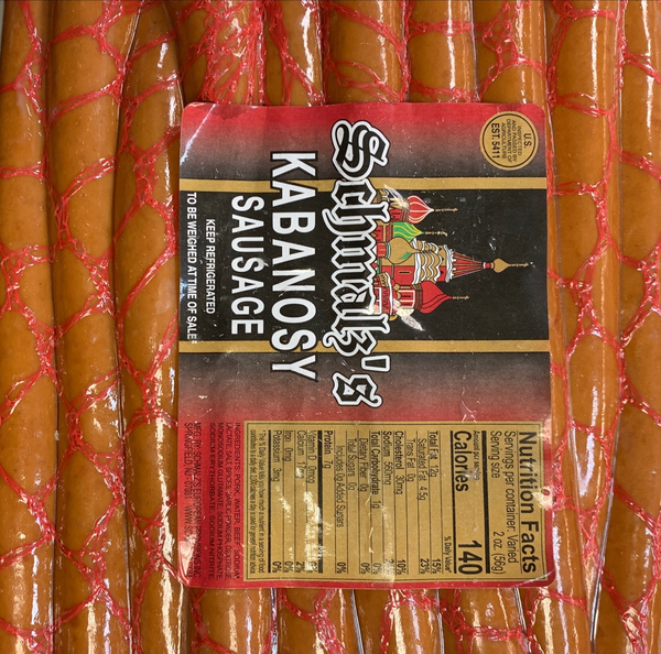 SCHMALZ'S Smoked Kabanosy Sausage ~3.5lbs