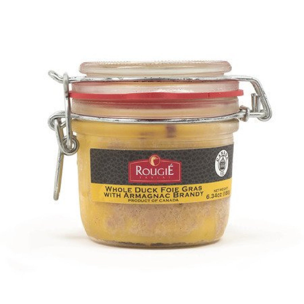 ROUGIE Whole Duck Foie Gras with Armagnac 180g