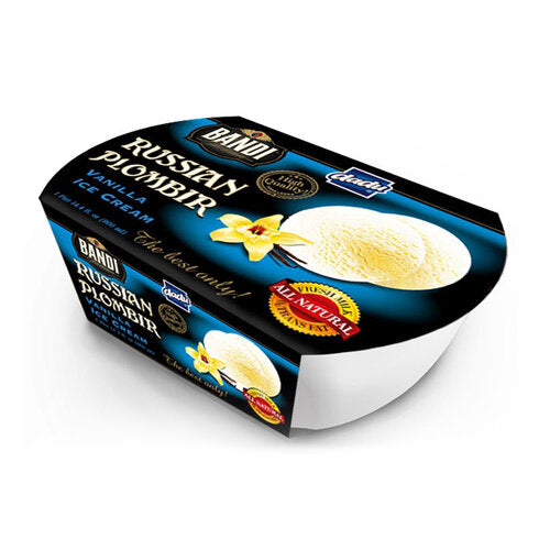 Bandi Russian Plombir Vanilla Ice Cream  900ml/6pack