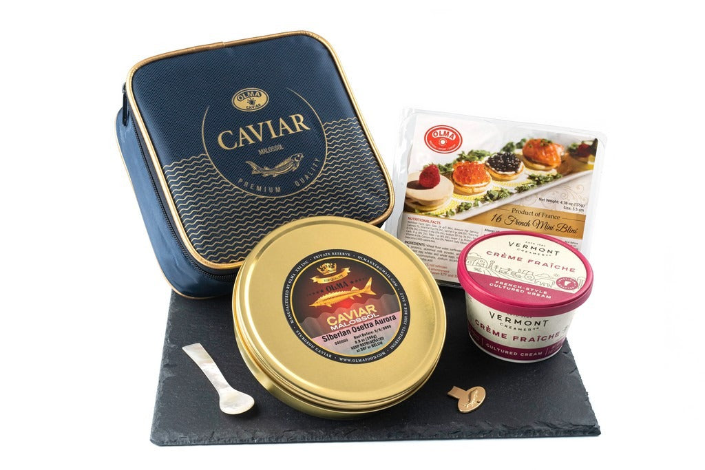 Siberian Osetra Aurora Caviar Gift Box
