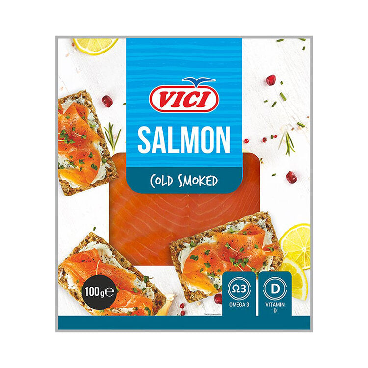 VICI Cold Smoked Sliced Salmon 100g/20pack