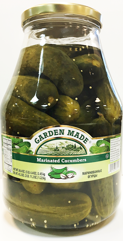 Garden Made Marinated Cucumbers 86.4oz/6pack