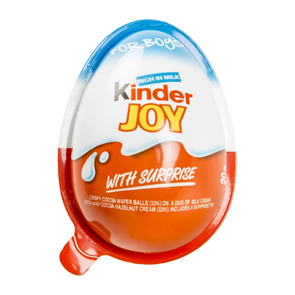 Kinder Chocolate Egg Joy, For Boys 20g/24pack