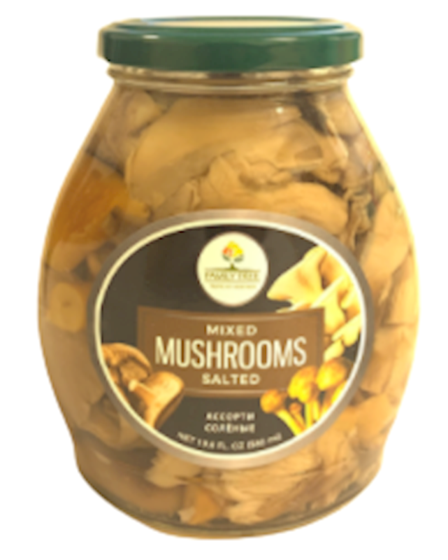 Family Tree Mushrooms Mix, Salted 580ml/12pack