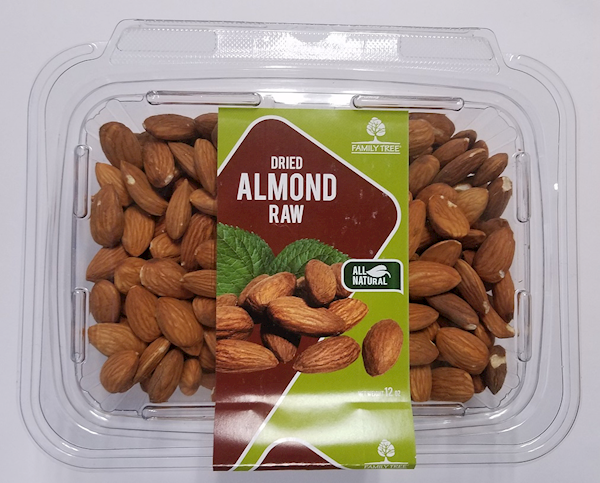 Family Tree Almonds, Raw 12oz/2pack