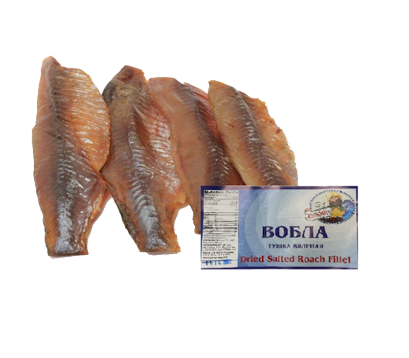 Kuzmich Dried Fish, Vobla (Roach) Vacuum Packed 7lbs