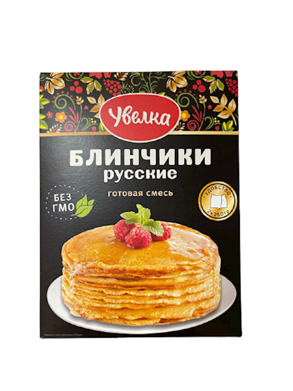 Uvelka Baking Mix For Crepes (Blinchiki) 500g/8pack