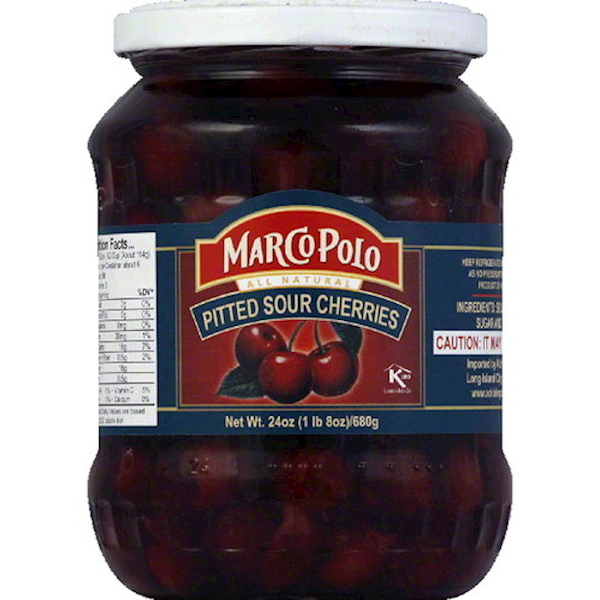Marco Polo Compote, Sour Cherry, Pitted 680ml/12pack