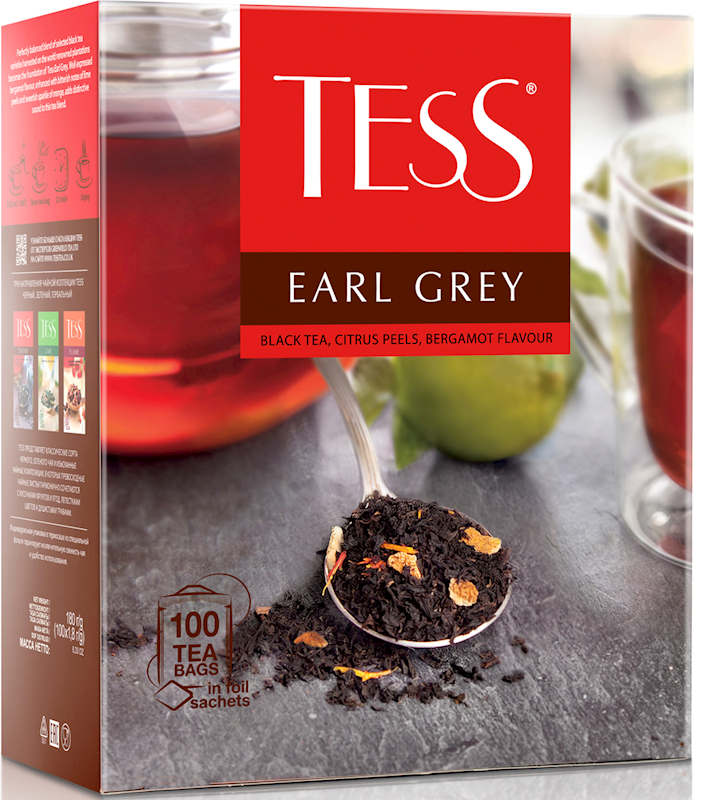 Tea Black, Earl Grey  160g/9pack
