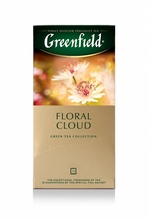 Load image into Gallery viewer, GREENFIELD Floral Cloud Green Tea 25-bag/10pack

