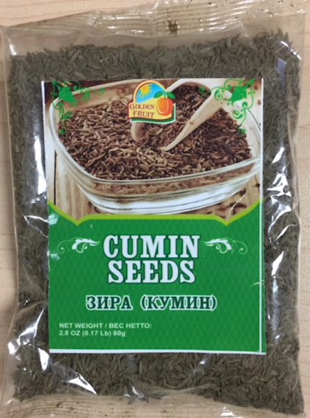 Golden Fruit Cumin Seeds, Zira 80g/10pack