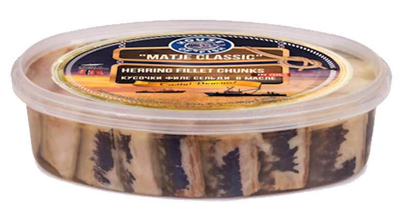 House Of Fish Herring Fillet Chunk, In Oil 240g/12pack