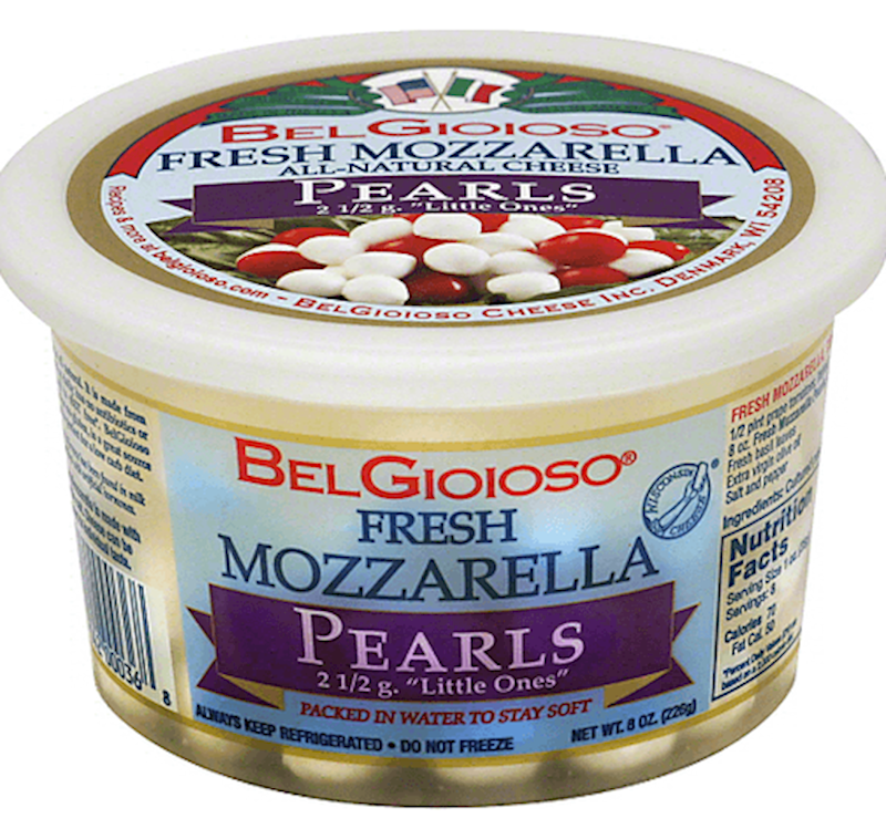 Belgioioso Cheese Mozzarella, Pearls 226g/6pack