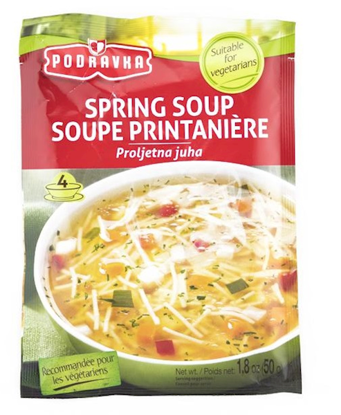 Podravka Spring Soup, Dry 50g/18pack