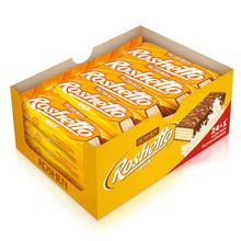 Load image into Gallery viewer, Roshen Waffles Roshetto, Milk Chocolate W/Milk Filling 34g/25pack
