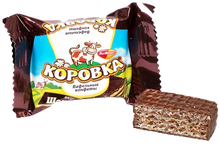 Load image into Gallery viewer, Rot Front Korovka Chocolate Waffle Candies 250g/8pack
