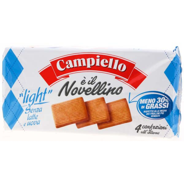 Campiello Cookies Light, Cholesterol Free 350g/12pack