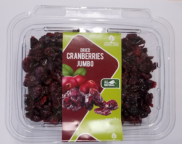 Family Tree Cranberries, Jumbo 14oz/4pack