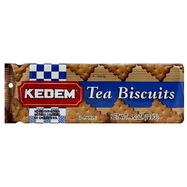 Kedem Cookies, Tea Biscuits Vanilla 119g/24pack