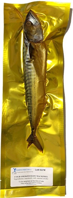 North Fish USA Cold Smoked Baby Mackerel ~1lb/4pack