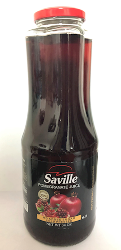 Saville Pomegranate Juice 1000ml/12pack