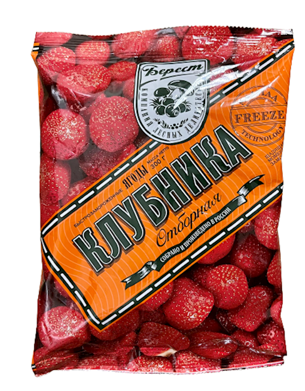 Berest Frozen Strawberry Otbornaya 300g/10pack