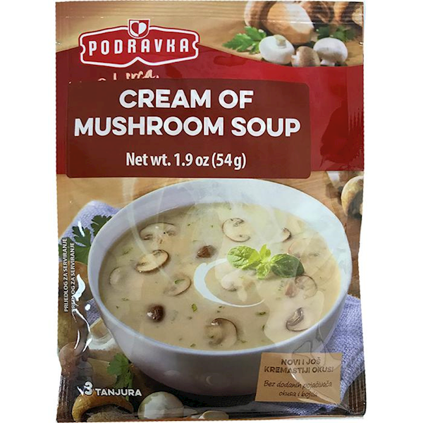 Podravka Cream Of Mushroom Soup 54g/18pack