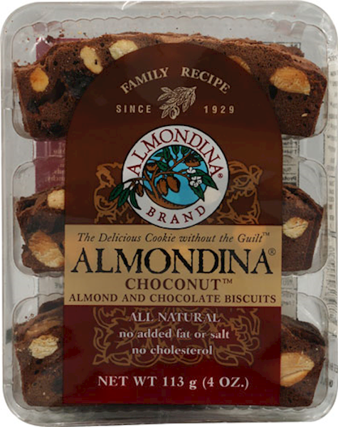 Almondina Cookies W/Choconut 114g/12pack