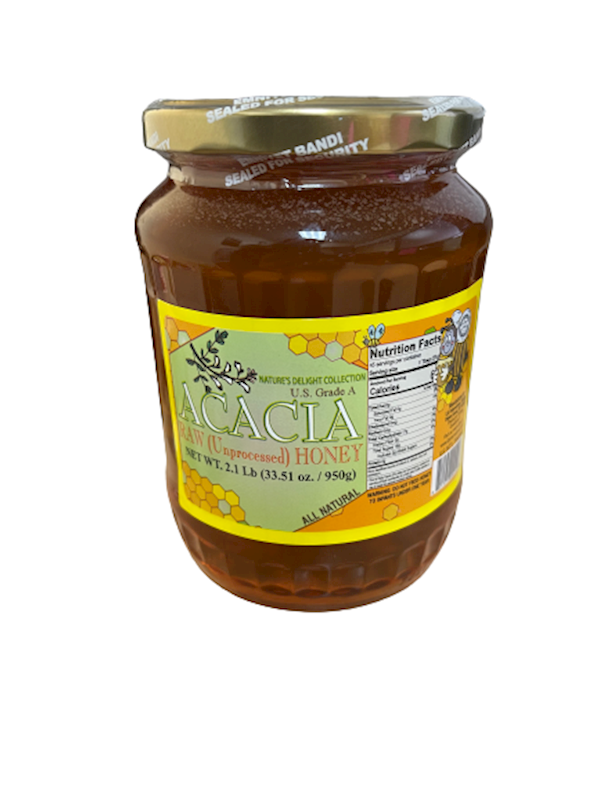 Nature's Delight Honey Raw, Acacia 950g/12pack