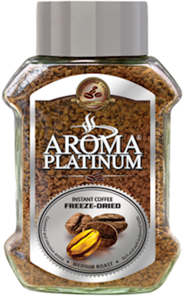 Coffee Instant, Freeze-Dried, Aroma Platinum  100g/6pack