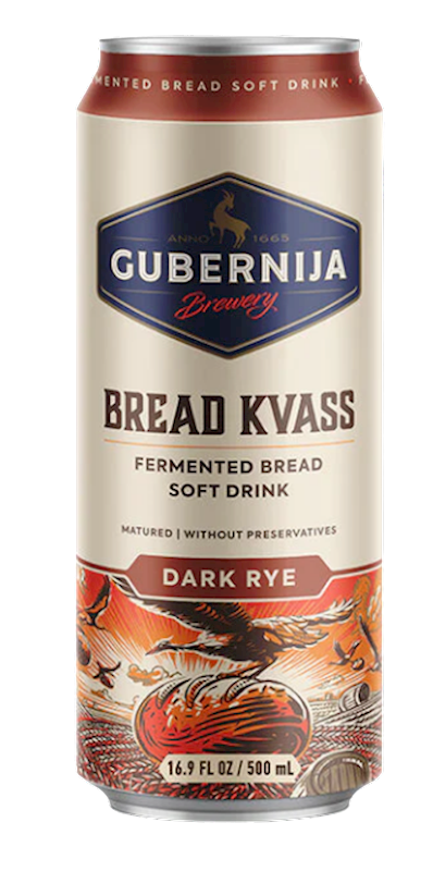 GUBERNIJA Dark Rye Bread Kvas - Tamsi Rugine 500ml/24pack