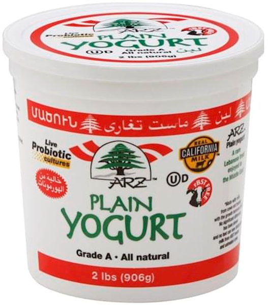 ARZ Yogurt, Plain 906g/6pack