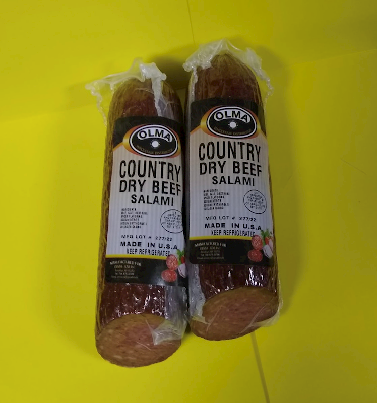 Olma Country Dry Beef Salami ~1lb/2pack