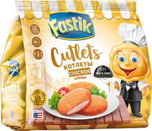 Load image into Gallery viewer, FASTIK Frozen Cutlets 1lb/20pack
