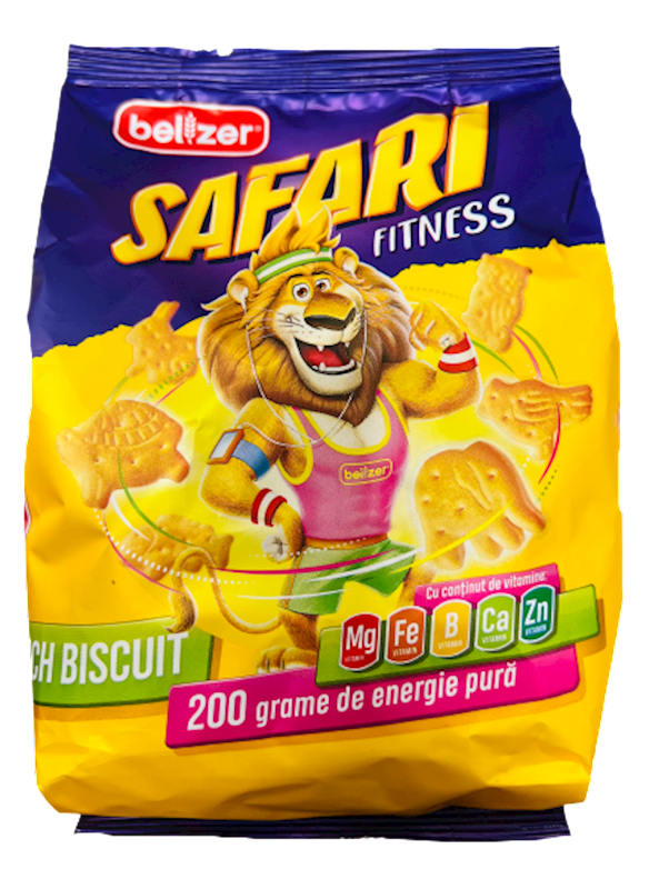 Belzer Crunch Biscuits, Safari Fitness 200g/20pack