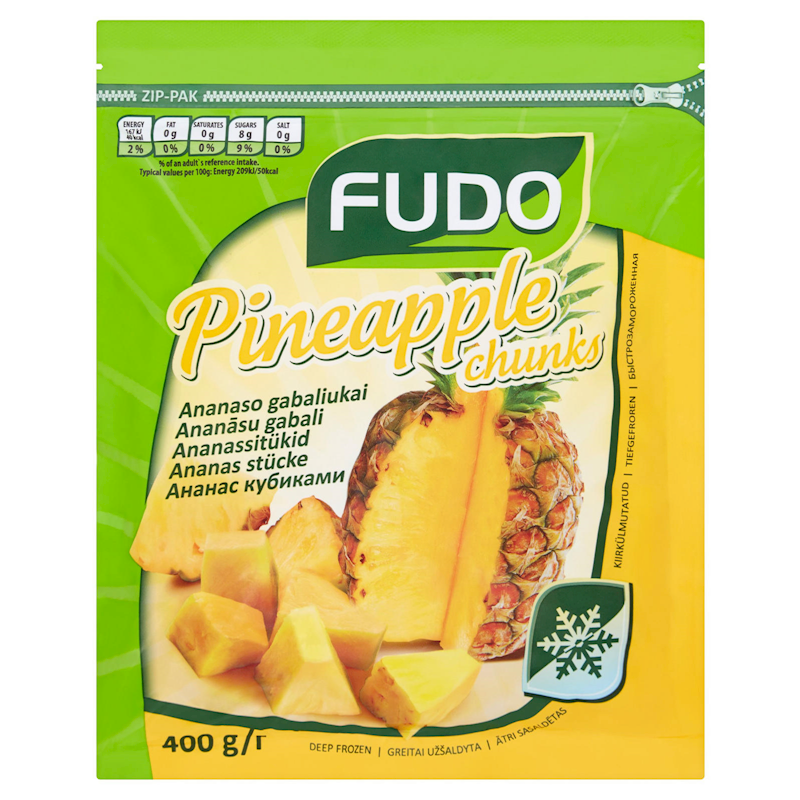 Fudo Frozen Pineapple Chunks 300g/22pack