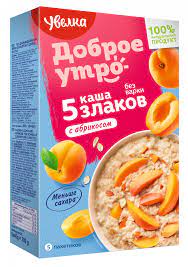 Uvelka Flakes 5 Grains, W/Apricot 200g/6pack