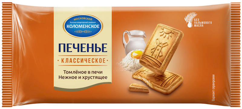 Kolomenskoe Cookies, Sugar, Classic 120g/20pack