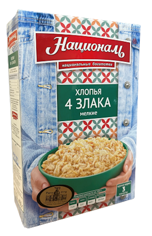 Flakes 4 Grains, Small  400g/12pack