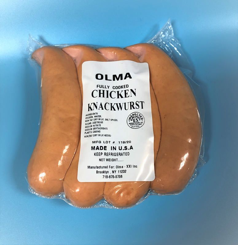 Chicken Knockwurst ~1lb/3pack